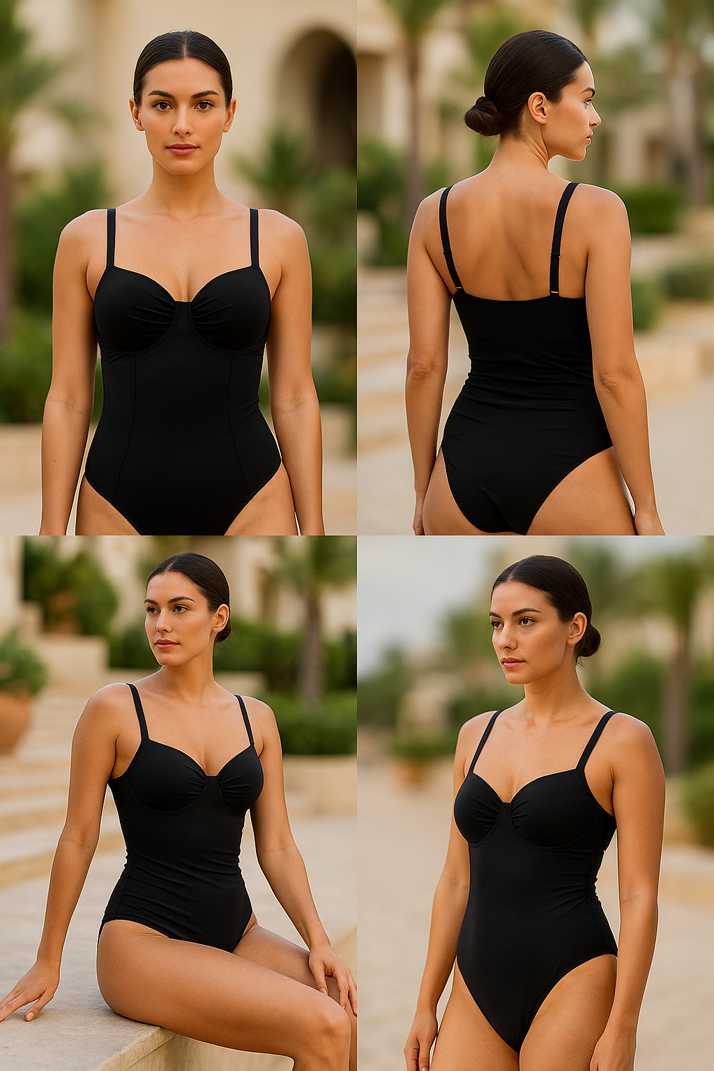 Contoura One-Piece – Classic Black